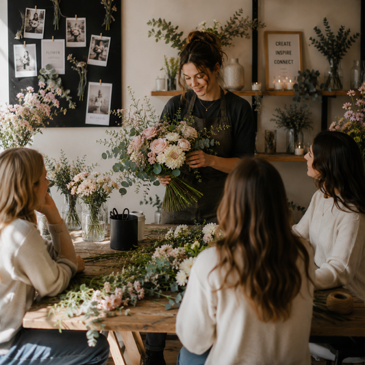 What to Expect at a Bouquet Workshop